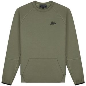 Malelions Sport counter sweater 2.0 d.green ms2-aw24-39-036