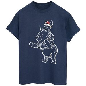 Li-cense Disney dames winnie the pooh knorretje kerst katoenen vriendje t-shirt