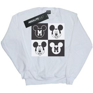 Li-cense Disney dames mickey mouse smiling squares sweatshirt