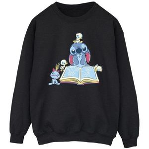 Li-cense Disney heren lilo & stitch boek lezen sweatshirt