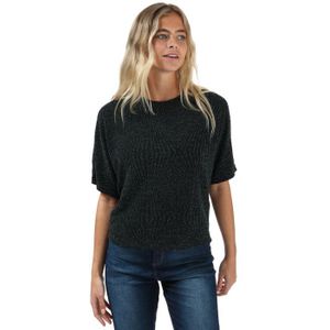 Only - Carolla - Glittertop - Zwart/Zilver - Dames