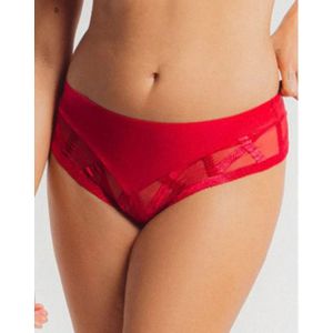 Louisa Bracq - Luxe String - Rood - 45% Polyester 40% Polyamide 15% Elastaan