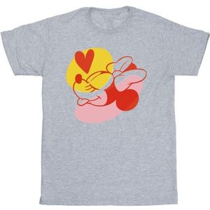 Li-cense Disney heren minnie mouse tong hart t-shirt