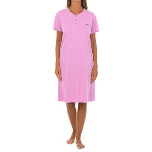 Nachtjapon met korte mouwen en ronde hals KL45210