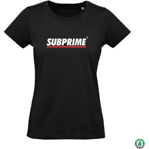 Subprime Wmn tee stripe black