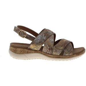 Ella Cruz - Wilize - Sandalen - Snake Beige - Imitatieleer