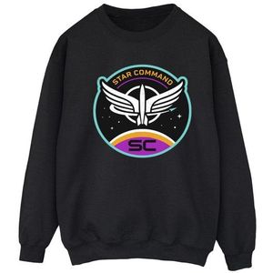 Sweater - Gedrukt - Zwart - 50% Katoen, 50% Polyester