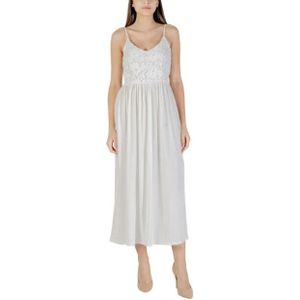 Vmpanna - Lange Jurk - Maxi Lengte - V-Hals - Katoenen Jersey Voering