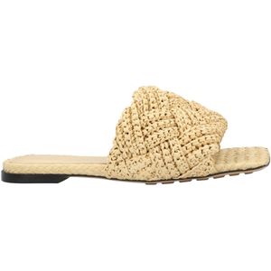 Bottega Veneta Lido Flatsandalen bruin