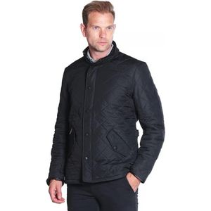 Barbour - Powell - Gewatteerde Jas - Zwart