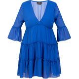 faina mini-jurk met ruches