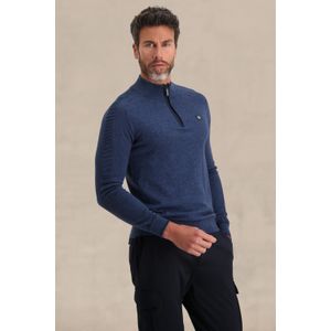 Blue Industry Cashmere blend half-zip trui