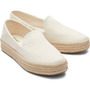 TOMS Carolina 100% Katoen Dames Espadrilles Naturel