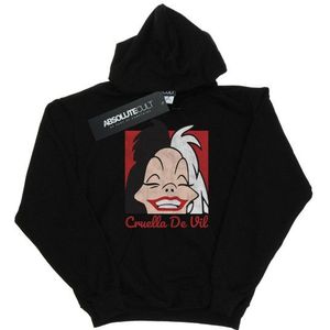 Li-cense Disney jongens cruella de vil korte hoofd hoodie