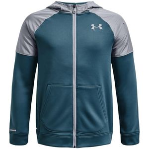 Under Armour - Juniors Fleece Grid Full-Zip Top - Blauw - Hoodie