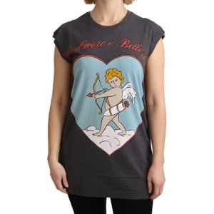 Dolce & Gabbana - T-shirt - Grijs - L'Amore E' Bellezza - 100% Katoen