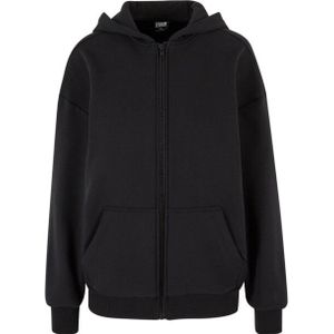 Urban Classics Dames cozy zip front oversized full zip hoodie