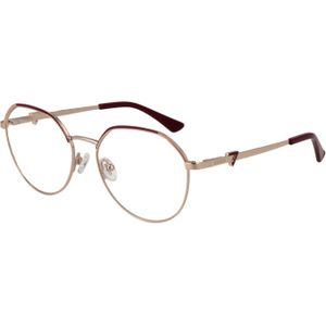 Guess - Roségouden Vierkante Optische Frames - Dames - Accessoires