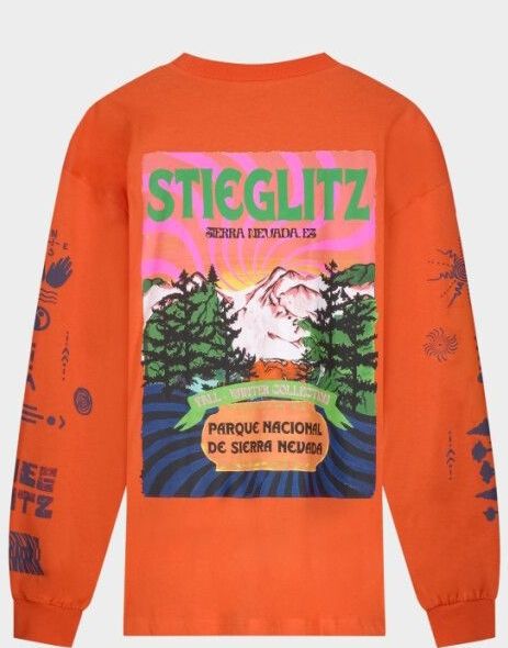 Stieglitz - Xavi Skate - Longsleeve - Oranje - Oversized Fit