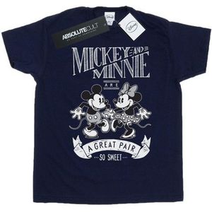 Li-cense Disney dames mickey en minnie mouse geweldig paar katoenen vriendje t-shirt