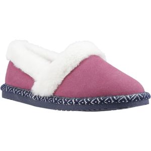 Hush Puppies - Ariel - Pantoffels - Roze - Suède