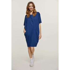 Punto di Roma - Vleermuis Jurk - Blauw - A-lijn