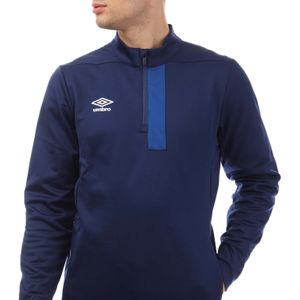 Umbro - Premier - Fleece - Blauw - 1/2 Zip