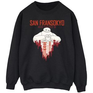 Li-cense Disney heren big hero 6 baymax san fransokyo hart sweatshirt