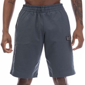 Emporio Armani - EA7 Logo Tape - Korte Broeken - Sax Blauw