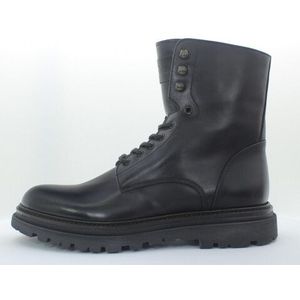 Giorgio 56308 donkergrijze leren gevoerde veterboots