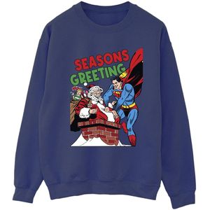 Li-cense Dc comics heren superman santa comic sweatshirt