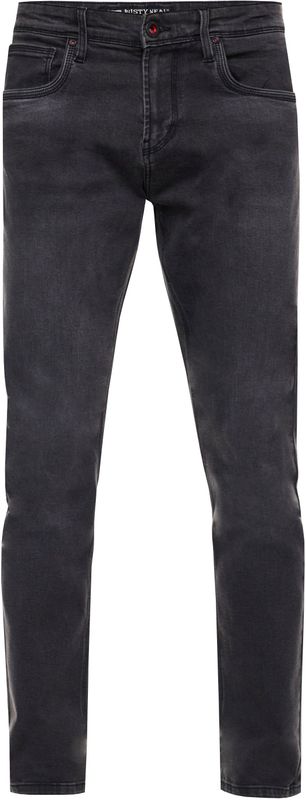 Rusty Neal - MELVIN - Slim Fit Jeans - Antracietkleurig - Katoen-Stretch