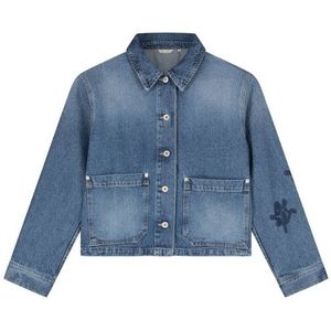 Olaf Hussein - W220502 - Jasje - Blauw - Leren Jassen