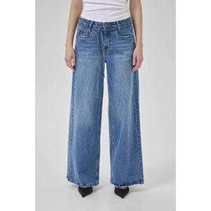 My Essential Wardrobe - MWKARO 144 MID X-WIDE - Jeans - Blauw