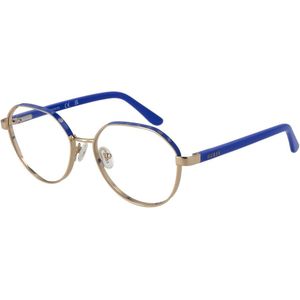 Guess - Gouden Dames Optische Monturen - Ronde Stijl
