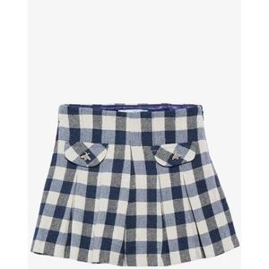 Abel & Lula - Korte Broeken - Beige en Rood/Roze - Ruitjespatroon