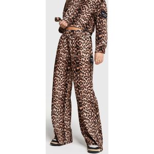 Alix The Label 2312165419 leopard velvet pants