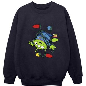 Li-cense Disney dames toy story kerstverlichting aliens sweatshirt