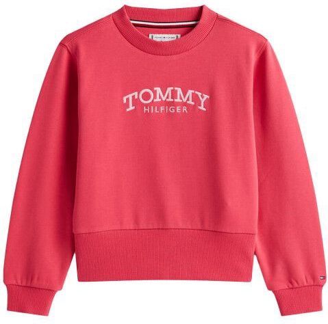 TOMMY HILFIGER Sweatshirt  watermeloen rood / offwhite