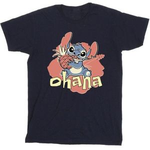 Li-cense Disney heren lilo en stitch ohana ananas t-shirt