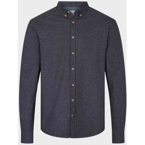 Kronstadt Ks3862 dean flannel check 08 shirt dark grey