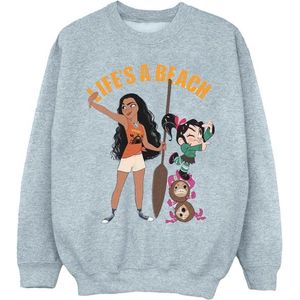 Sweater - Gedrukt - Zwart - 50% Katoen 50% Polyester