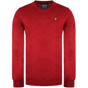 Lyle & Scott - KN1040G 741 - Pullover - Rood - Heren Golf Trui