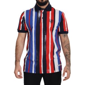 Dolce & Gabbana Multicolor Katoenen Polo Top Heren T-shirt