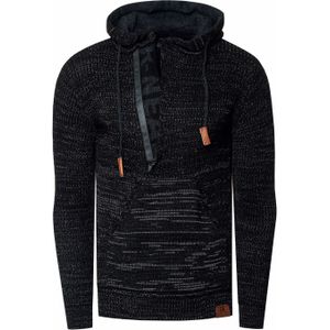 Rusty Neal - Chunky Slim Fit Hoodie - Gebreide Trui - Heren