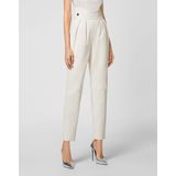 Philipp Plein - 80's Fit Iconic - Leren Broek - Beige