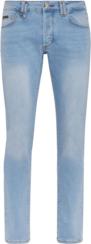 Billionaire - Super Straight Cut John I - Jeans - Lichtblauw - Stone-washed