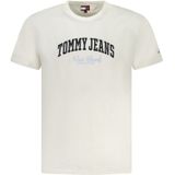 Tommy Jeans Varsity Pop T-shirt Met Korte Mouwen Wit M Man