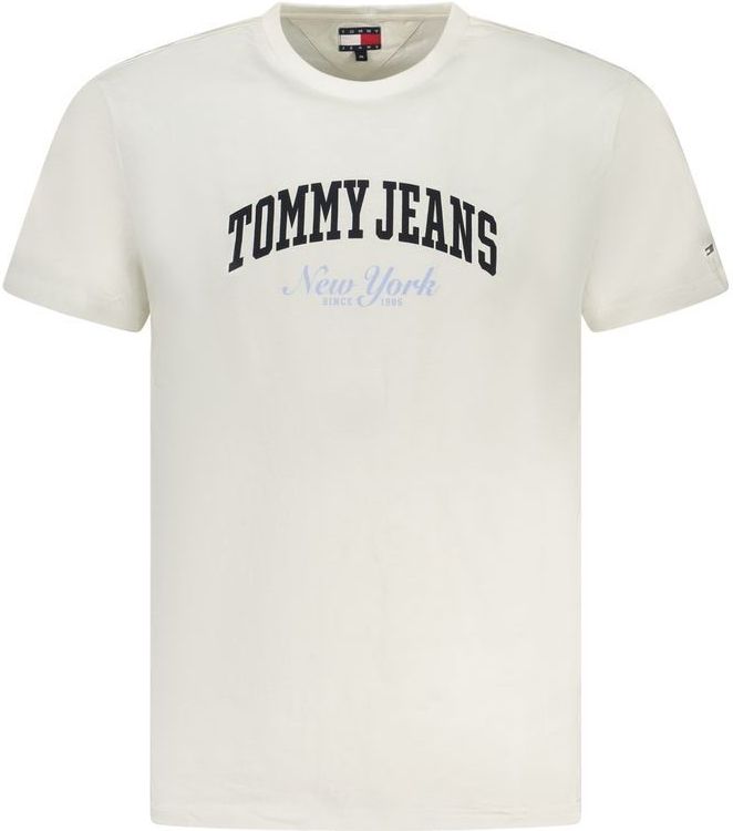 Tommy Jeans Varsity Pop T-shirt Met Korte Mouwen Wit M Man