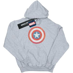 Li-cense Marvel heren captain america geschetst schild hoodie